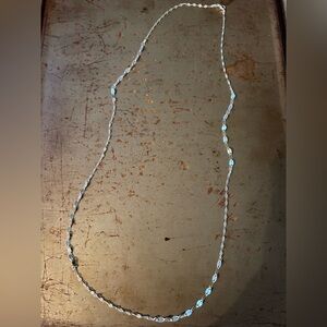 Vintage signed karizia spa 1772 italy 925 sterling silver 28”  necklace 3.7g